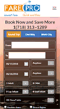 Mobile Screenshot of farepro.com
